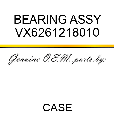 BEARING ASSY VX6261218010