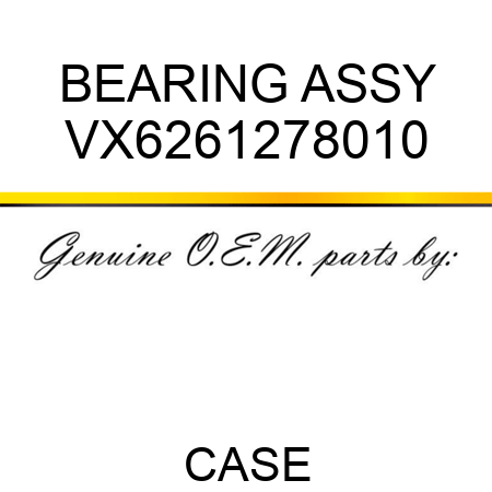 BEARING ASSY VX6261278010
