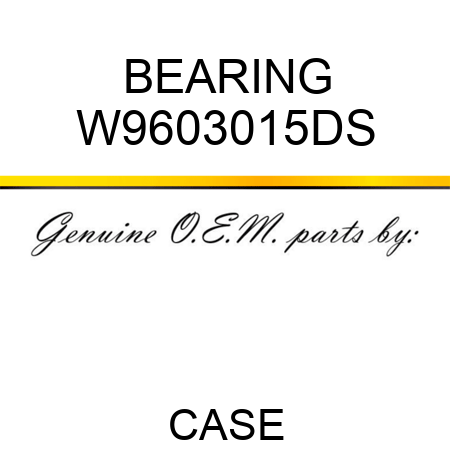 BEARING W9603015DS