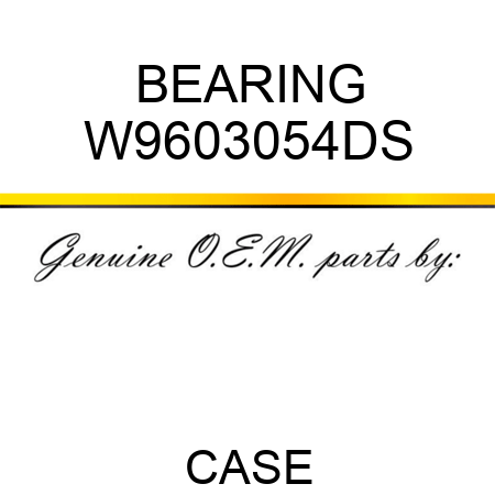 BEARING W9603054DS