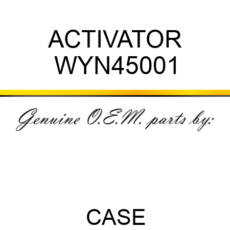 ACTIVATOR WYN45001