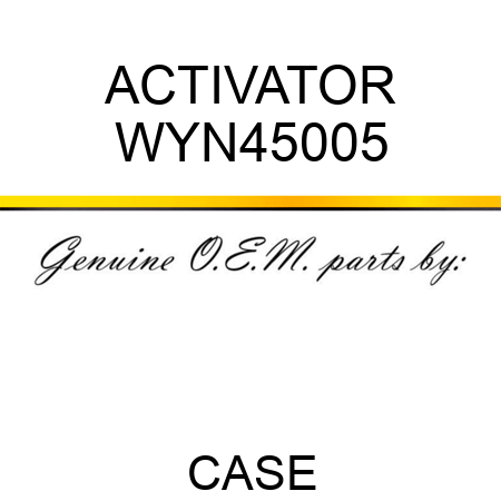 ACTIVATOR WYN45005