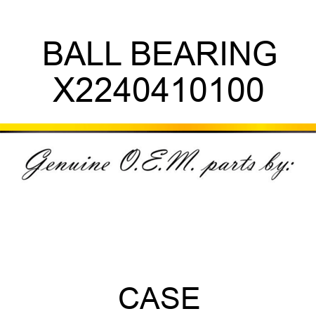 BALL BEARING X2240410100