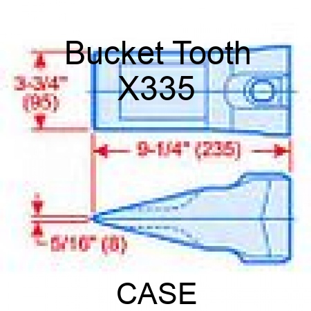 Bucket Tooth X335