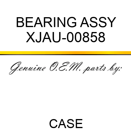 BEARING ASSY XJAU-00858