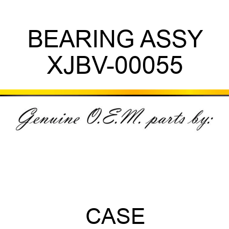 BEARING ASSY XJBV-00055