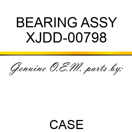 BEARING ASSY XJDD-00798