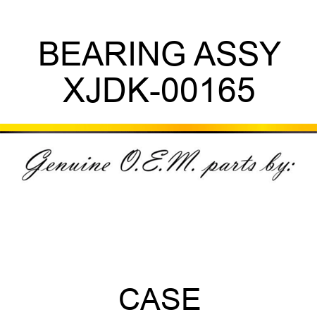 BEARING ASSY XJDK-00165