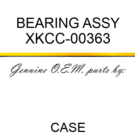 BEARING ASSY XKCC-00363