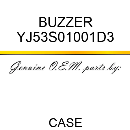 BUZZER YJ53S01001D3