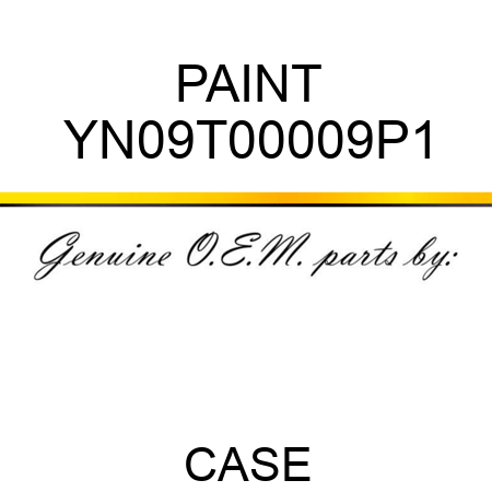 PAINT YN09T00009P1