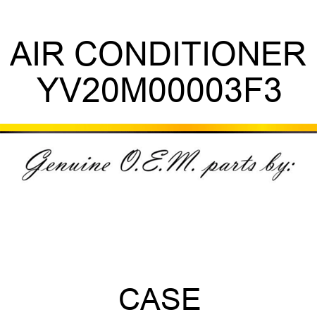 AIR CONDITIONER YV20M00003F3