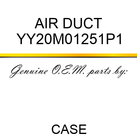 AIR DUCT YY20M01251P1