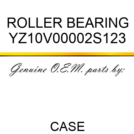 ROLLER BEARING YZ10V00002S123
