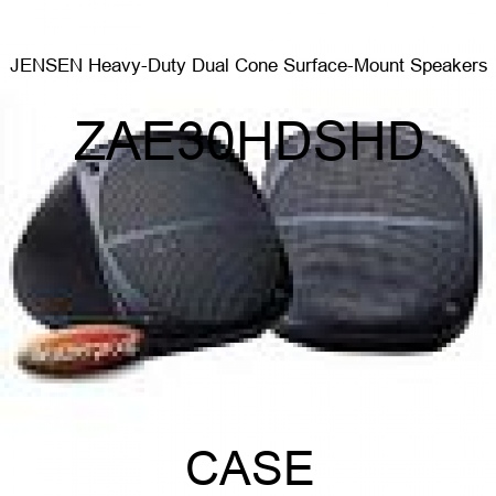 JENSEN Heavy-Duty Dual Cone Surface-Mount Speakers ZAE30HDSHD