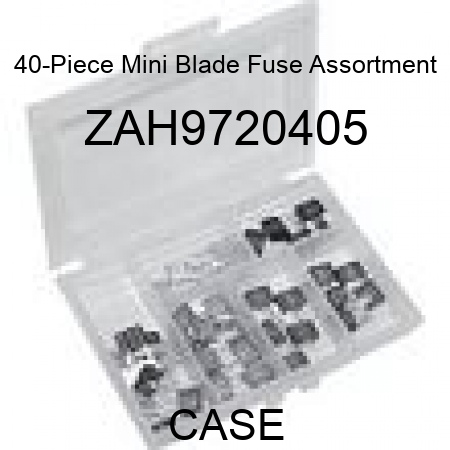 40-Piece Mini Blade Fuse Assortment ZAH9720405