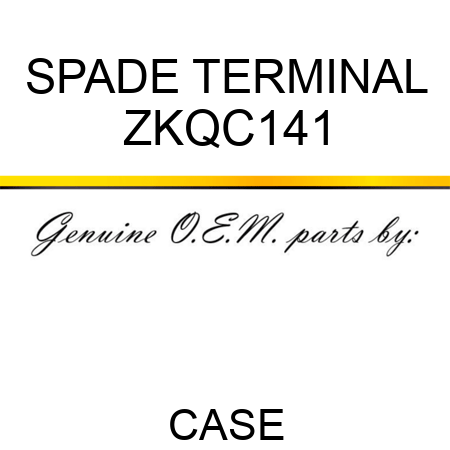 SPADE TERMINAL ZKQC141