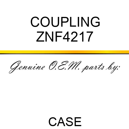 COUPLING ZNF4217