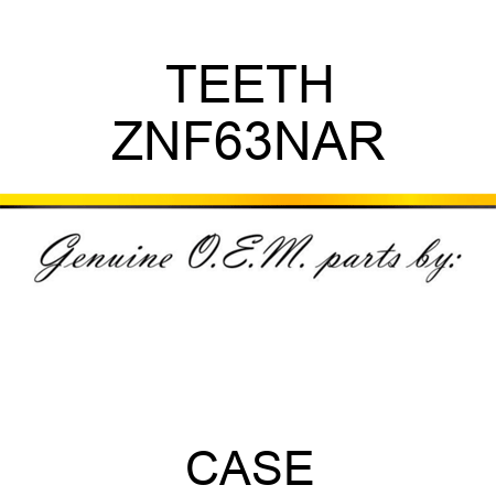TEETH ZNF63NAR