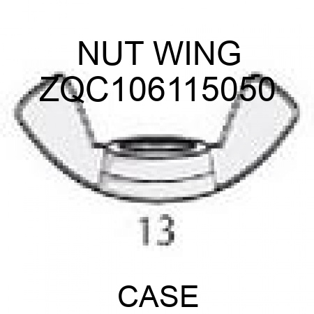 NUT, WING ZQC106115050