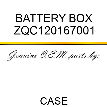 BATTERY BOX ZQC120167001