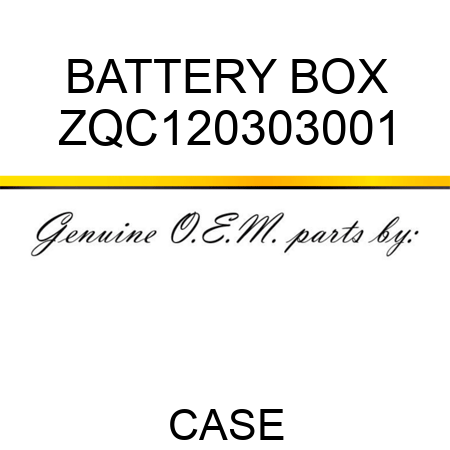 BATTERY BOX ZQC120303001