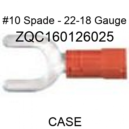 #10 Spade - 22-18 Gauge ZQC160126025