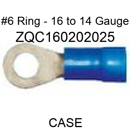 #6 Ring - 16 to 14 Gauge ZQC160202025