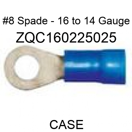 #8 Spade - 16 to 14 Gauge ZQC160225025