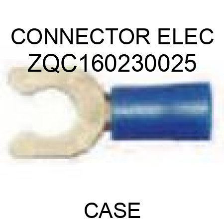 CONNECTOR, ELEC ZQC160230025