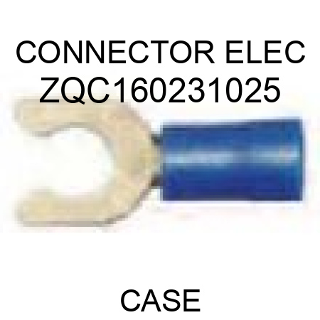 CONNECTOR, ELEC ZQC160231025