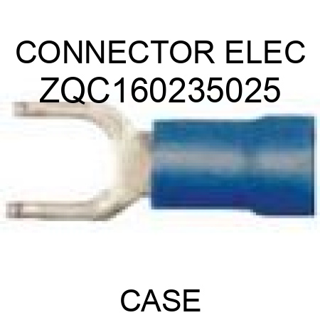 CONNECTOR, ELEC ZQC160235025