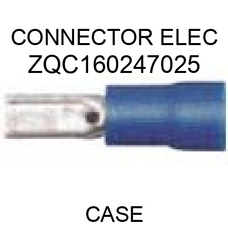 CONNECTOR, ELEC ZQC160247025