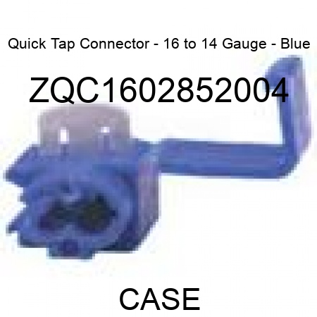Quick Tap Connector - 16 to 14 Gauge - Blue ZQC1602852004