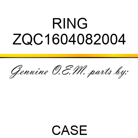 RING ZQC1604082004