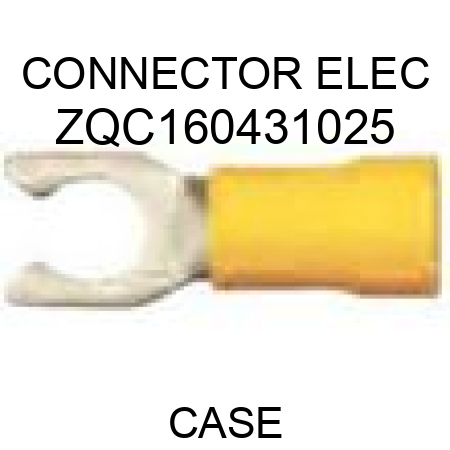 CONNECTOR, ELEC ZQC160431025