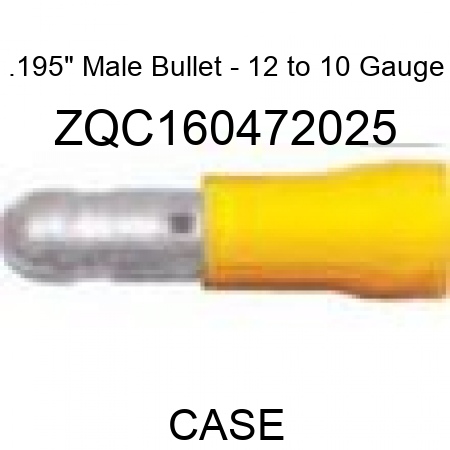 .195" Male Bullet - 12 to 10 Gauge ZQC160472025