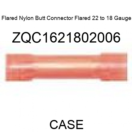 Flared Nylon Butt Connector Flared 22 to 18 Gauge ZQC1621802006
