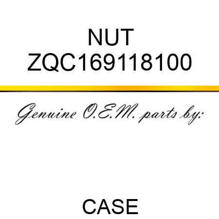 NUT ZQC169118100