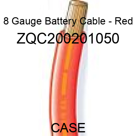 8 Gauge Battery Cable - Red ZQC200201050
