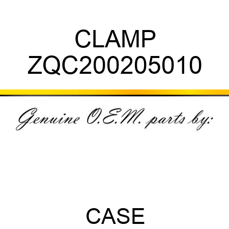CLAMP ZQC200205010