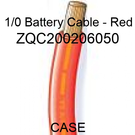 1/0 Battery Cable - Red ZQC200206050