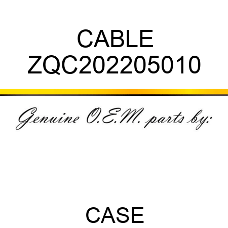 CABLE ZQC202205010