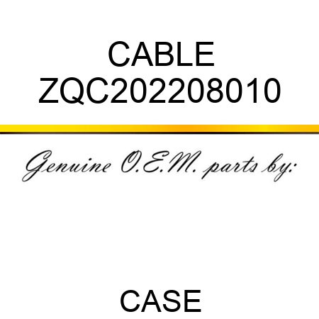 CABLE ZQC202208010