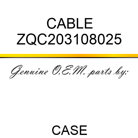 CABLE ZQC203108025
