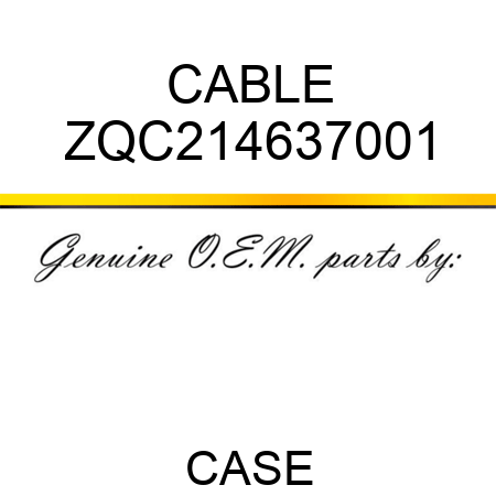 CABLE ZQC214637001