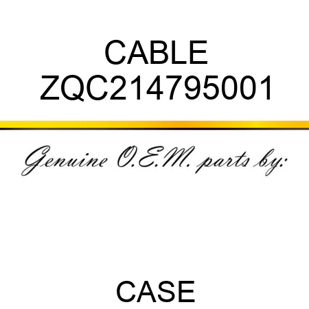 CABLE ZQC214795001