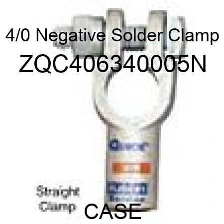 4/0 Negative Solder Clamp ZQC406340005N