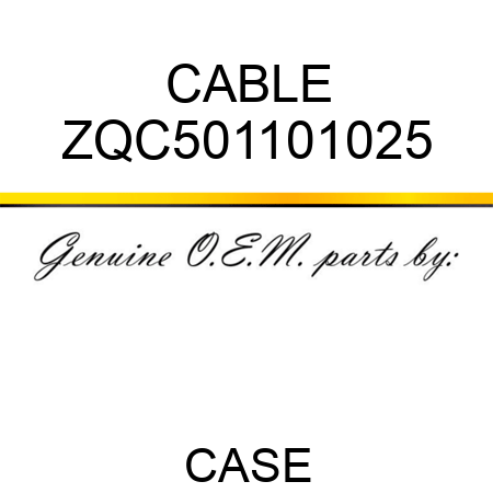 CABLE ZQC501101025