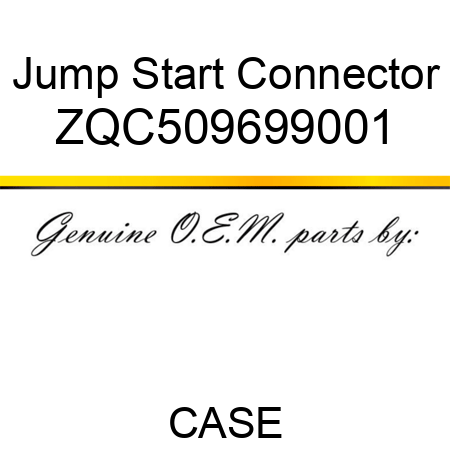Jump Start Connector ZQC509699001